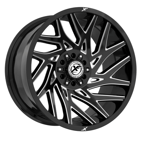 XF OFFROAD XF-229 20x10 6x135/6x139.7 -12 Gloss Black Milled