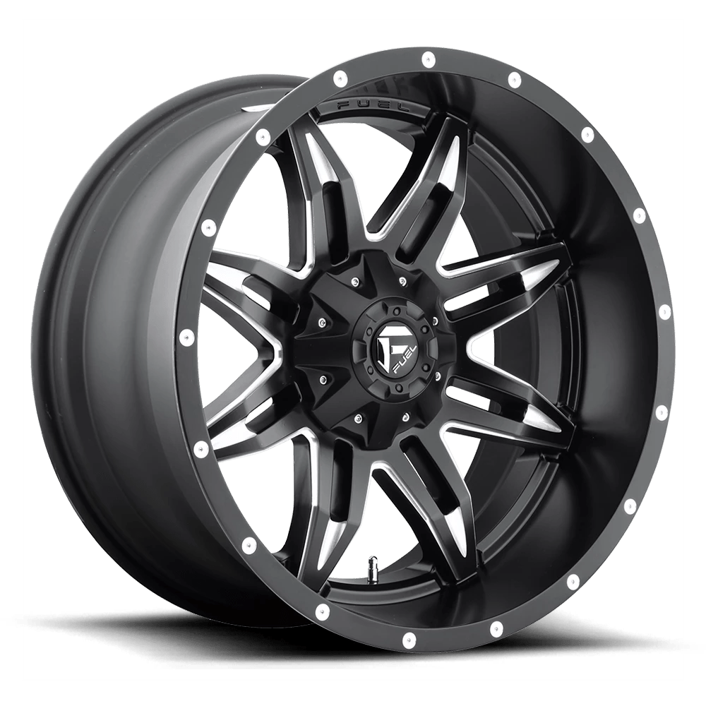 FUEL D567 LETHAL 20x12 5x127/5x114.3 -44 MATTE BLACK MILLED
