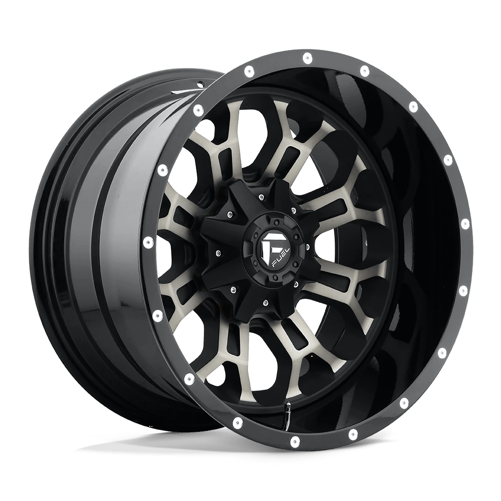 FUEL D268 CRUSH 22x14 6x135/6x139.7 -70 MATTE BLACK DOUBLE DARK TINT