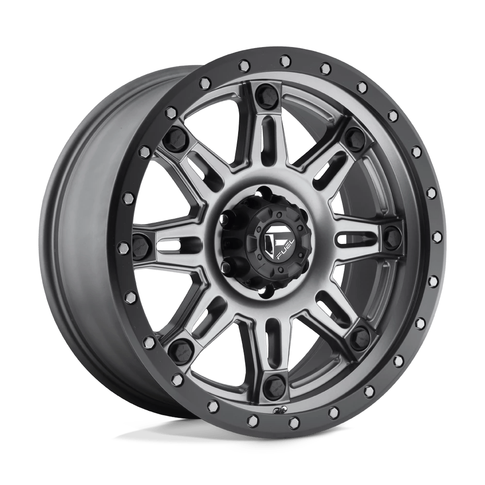 FUEL D568 HOSTAGE III 17x9 6x139.7 20 MATTE GUN METAL BLACK BEAD RING