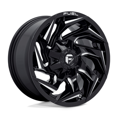 Fuel D753 24x12 8x165.1 -44 GLOSS BLACK MILLED