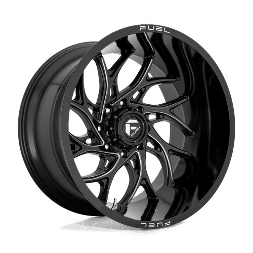 Fuel D741 22x8.25 8x210 -195 GLOSS BLACK MILLED