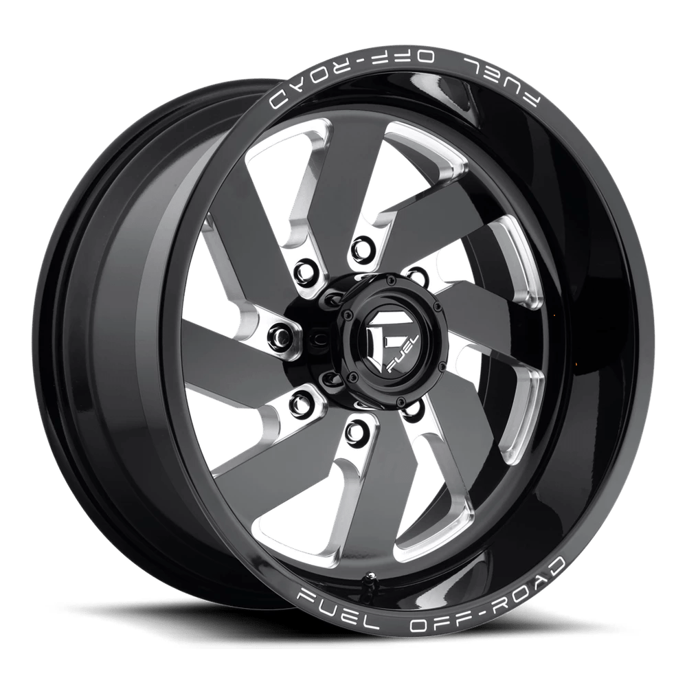 FUEL D582 TURBO 20x10 6x135 -18 GLOSS BLACK MILLED