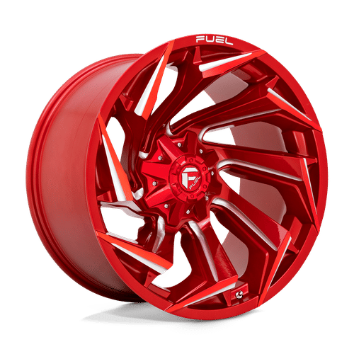 Fuel D754 22x12 8x165.1 -44 CANDY RED MILLED