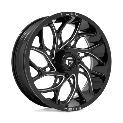 Fuel D741 20x7 4x137 13 GLOSS BLACK MILLED