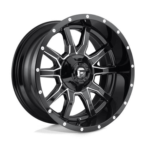 Fuel D627 20x9 8x165.1 1 GLOSS BLACK MILLED