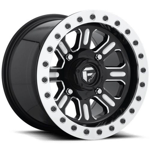 Fuel D910 15x7 4x156 38 GLOSS BLACK MILLED