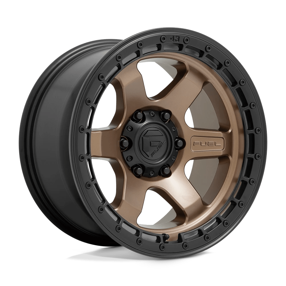 FUEL D751 BLOCK 18x9 5x127 1 MATTE BRONZE WITH BLACK RING