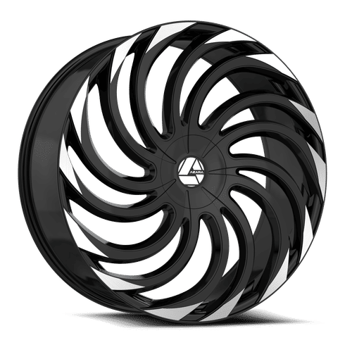 AZARA AZA-534 22x8.5 5x112/5x114.3 38 Gloss Black Machined