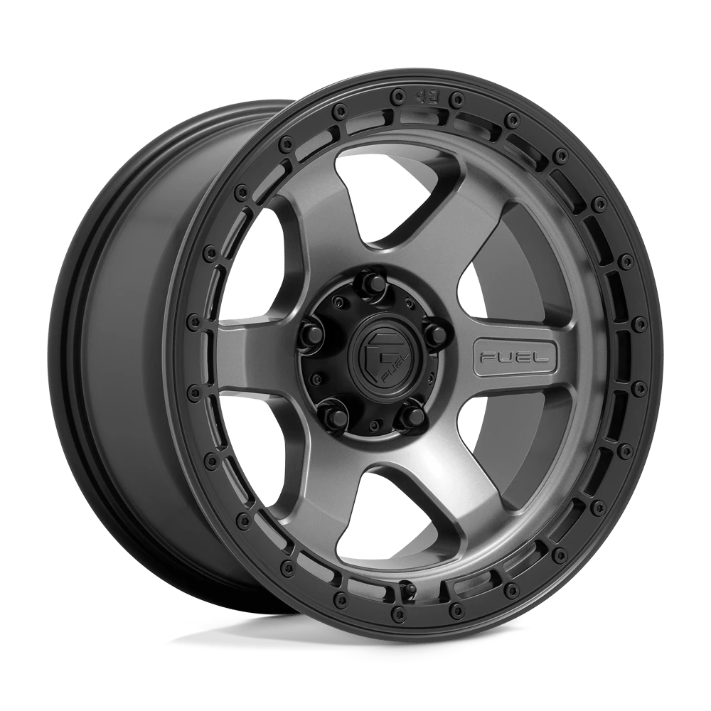 FUEL D752 BLOCK 18x9 5x127 1 MATTE GUNMETAL WITH BLACK RING