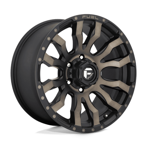 Fuel D674 20x12 6x139.7 -44 MATTE BLACK DOUBLE DARK TINT