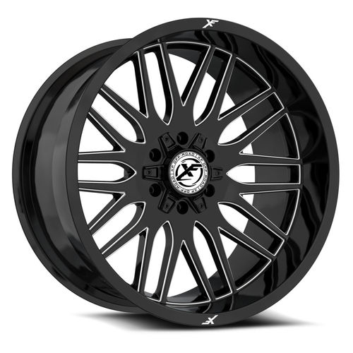 XF OFFROAD XF-240 18x9 5x127/5x139.7 0 Gloss Black Milled