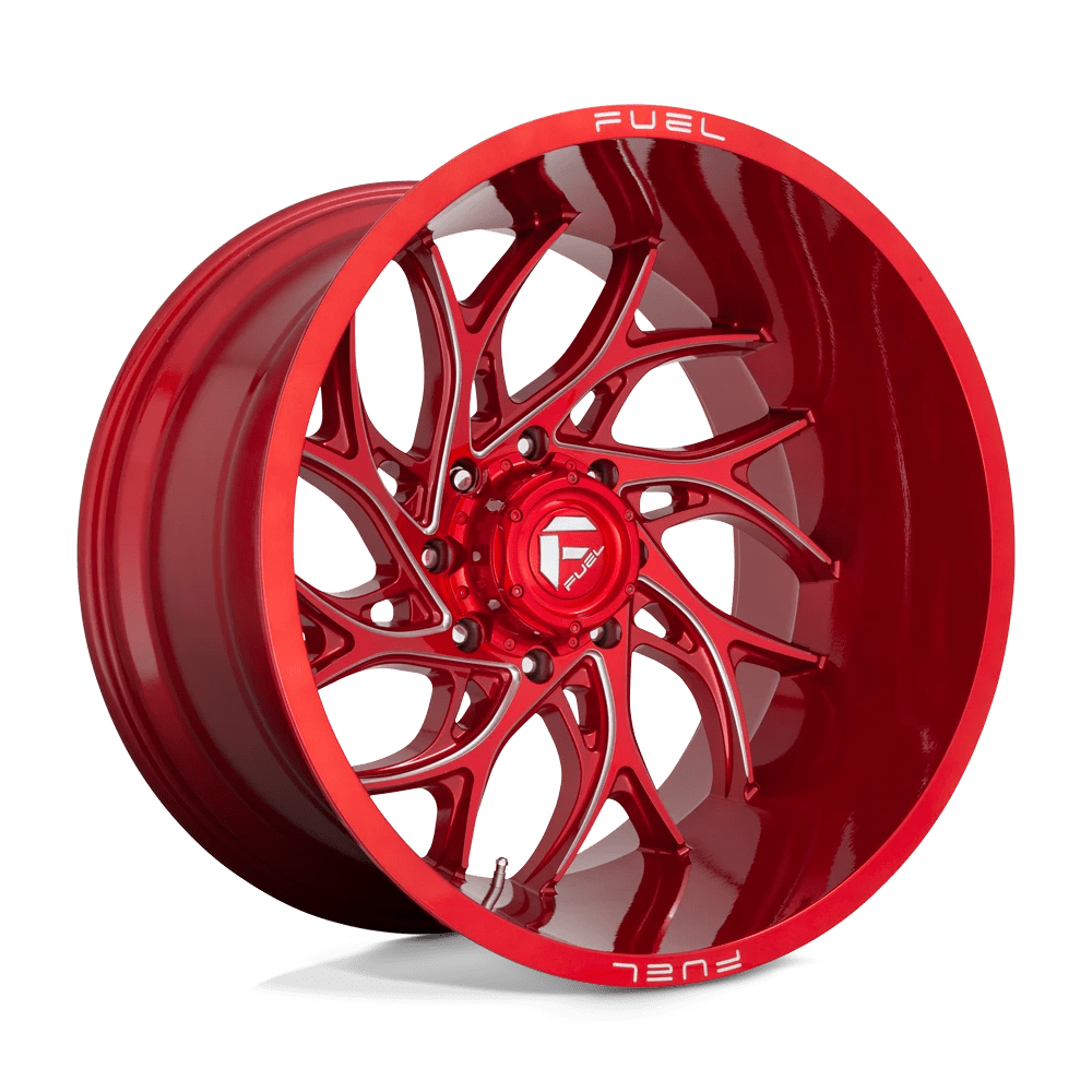 FUEL D742 RUNNER 20x8.25 8x210 105 CANDY RED MILLED