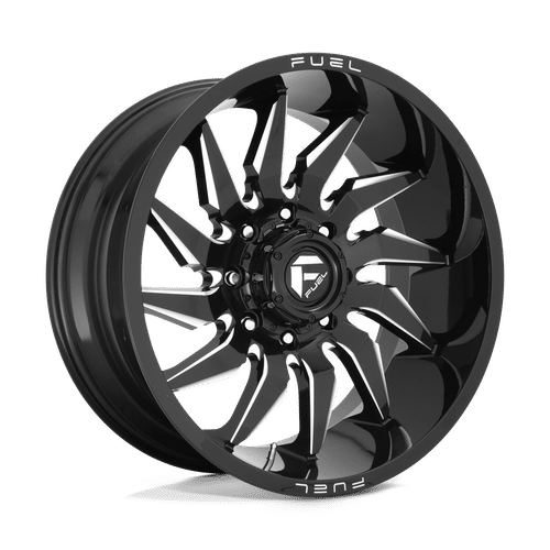 Fuel D744 24x12 8x170 -44 GLOSS BLACK MILLED