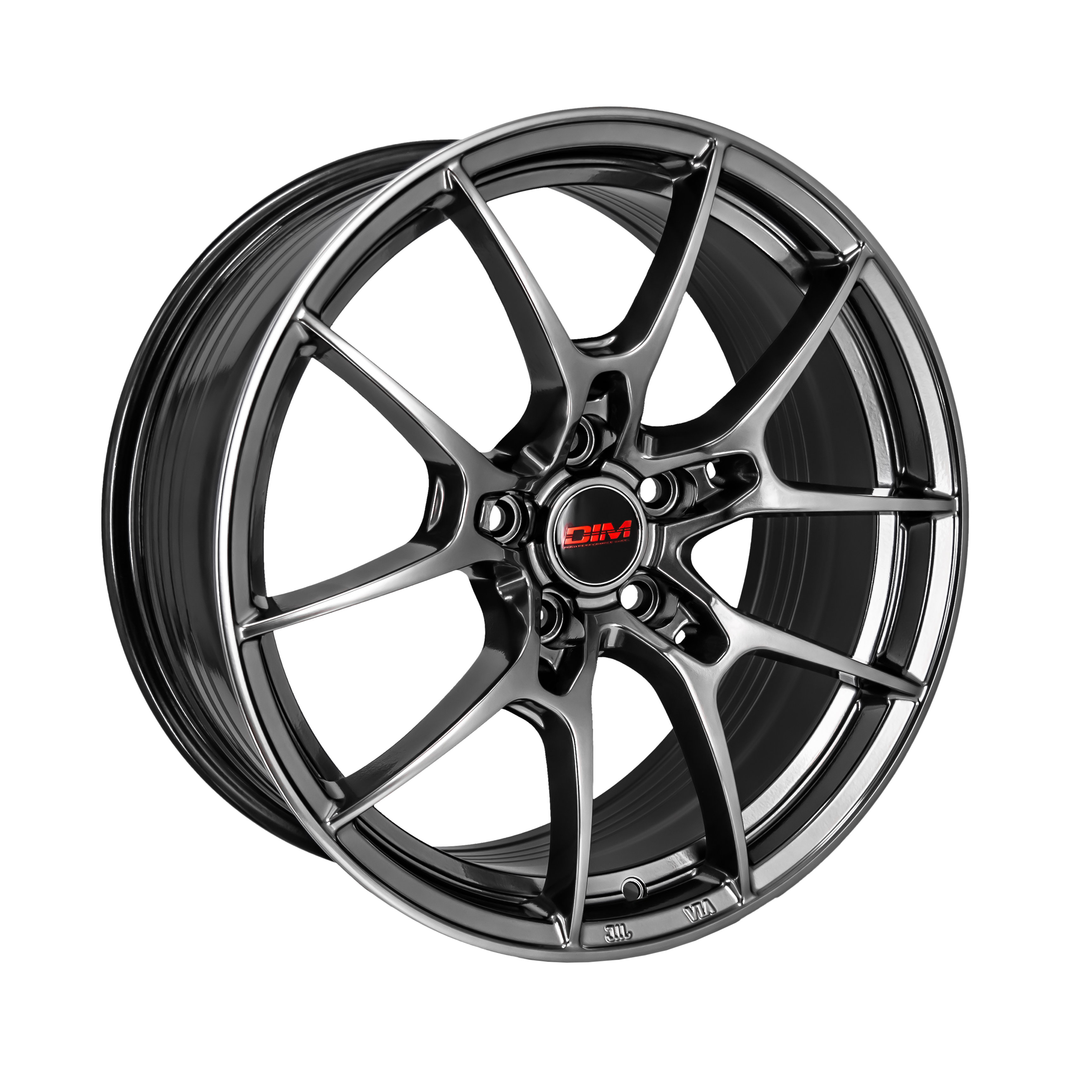 DIM WC001 17x7.5 5x112 35 Grey Silver Lip