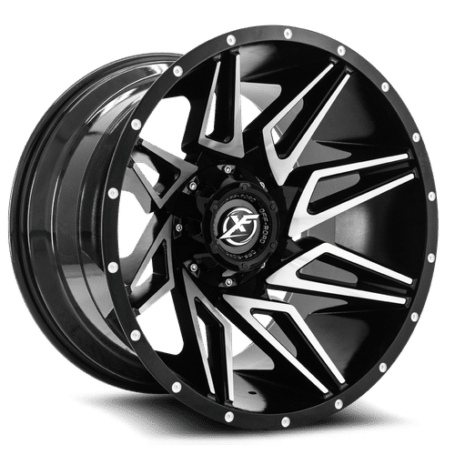 XF OFFROAD XF-218 20x9 6x135/6x139.7 0 Gloss Black Machined