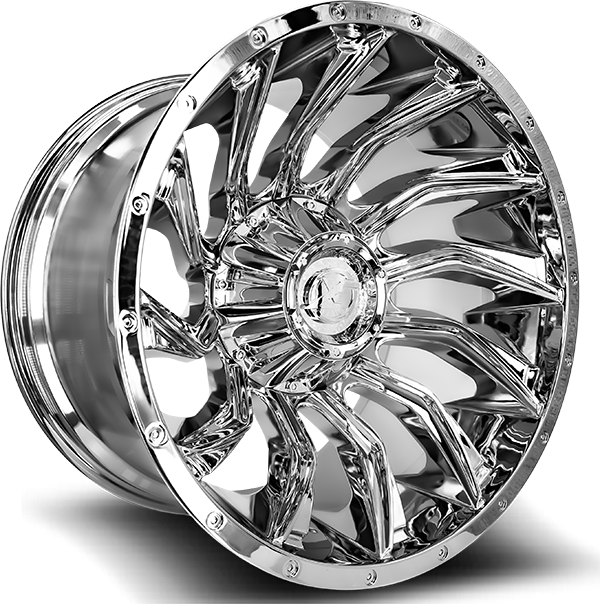 XF-224 22x12 5x127/5x139.7 -44 Chrome