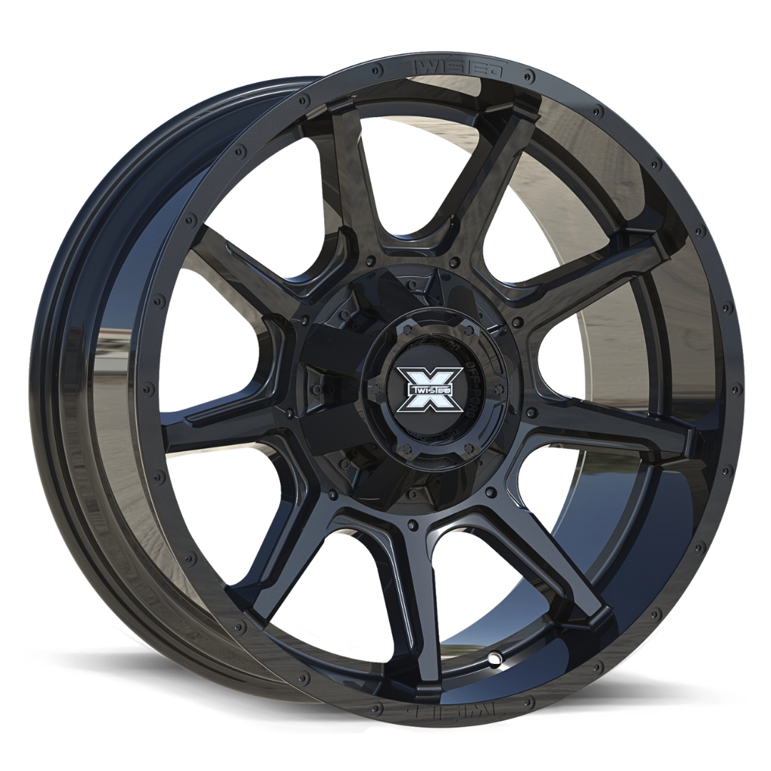 TW2 22x12 6x135/6x139.7 -44 Gloss Black