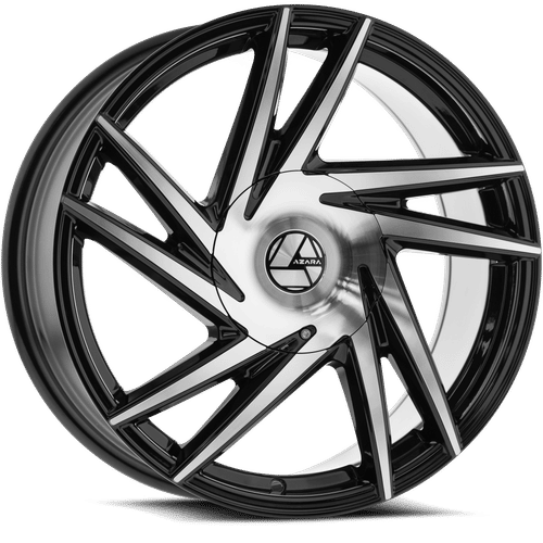 AZARA AZA-529 26x8.5 5x112/5x114.3 35 Gloss Black Machined