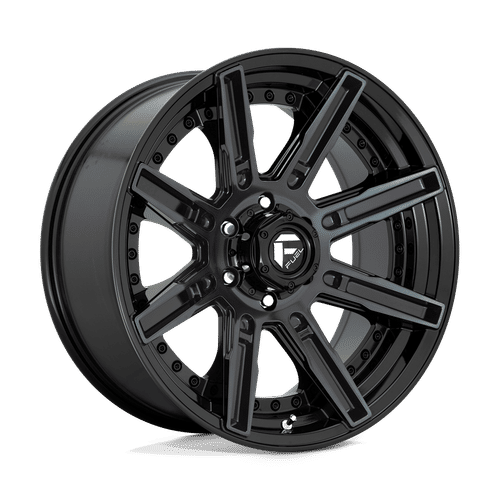 Fuel D708 20x9 6x135 1 GLOSS MACHINED DOUBLE DARK TINT