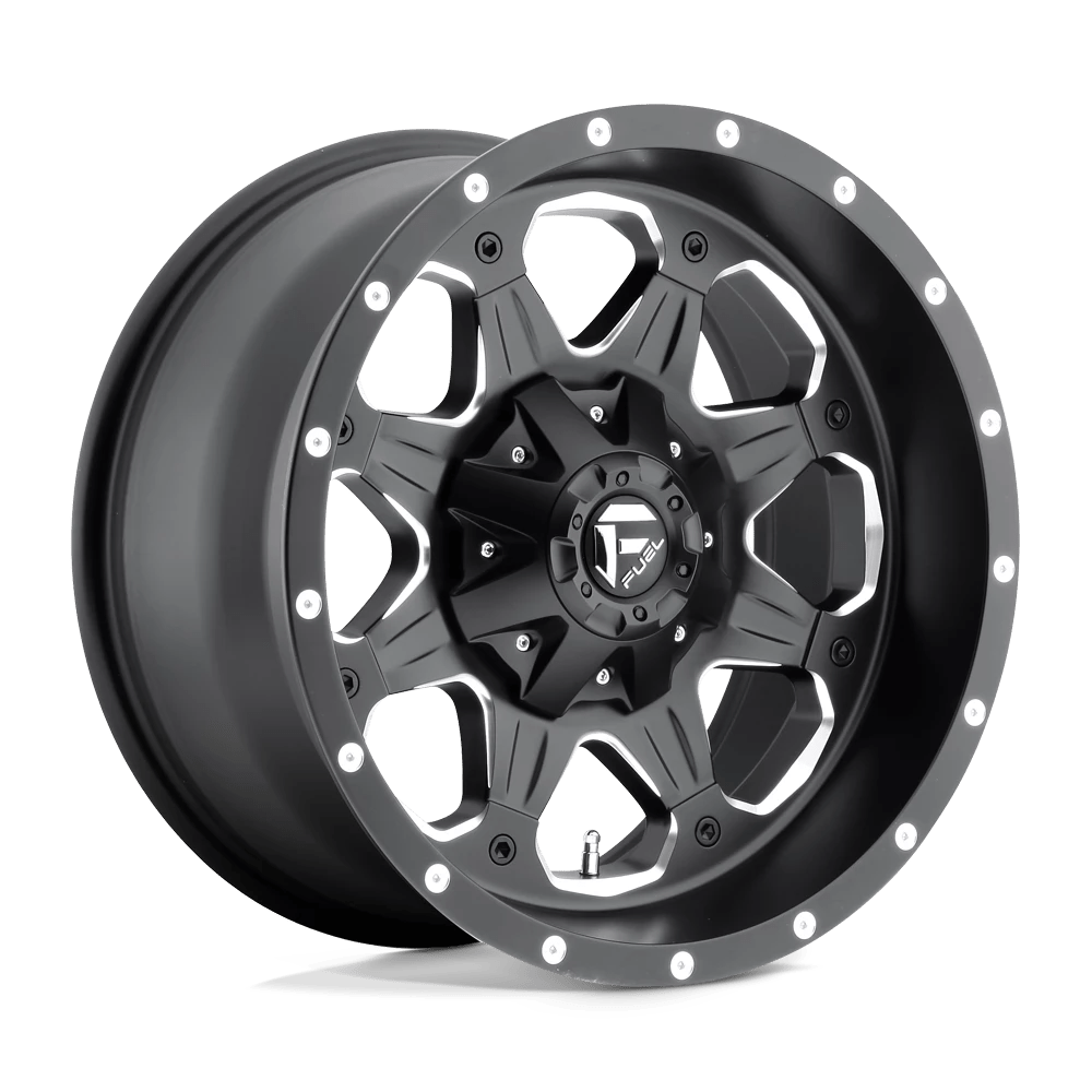 FUEL D534 BOOST 18x9 8x170 -12 MATTE BLACK MILLED