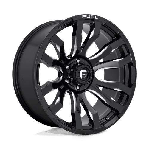 Fuel D673 20x8.25 8x210 -246 GLOSS BLACK MILLED