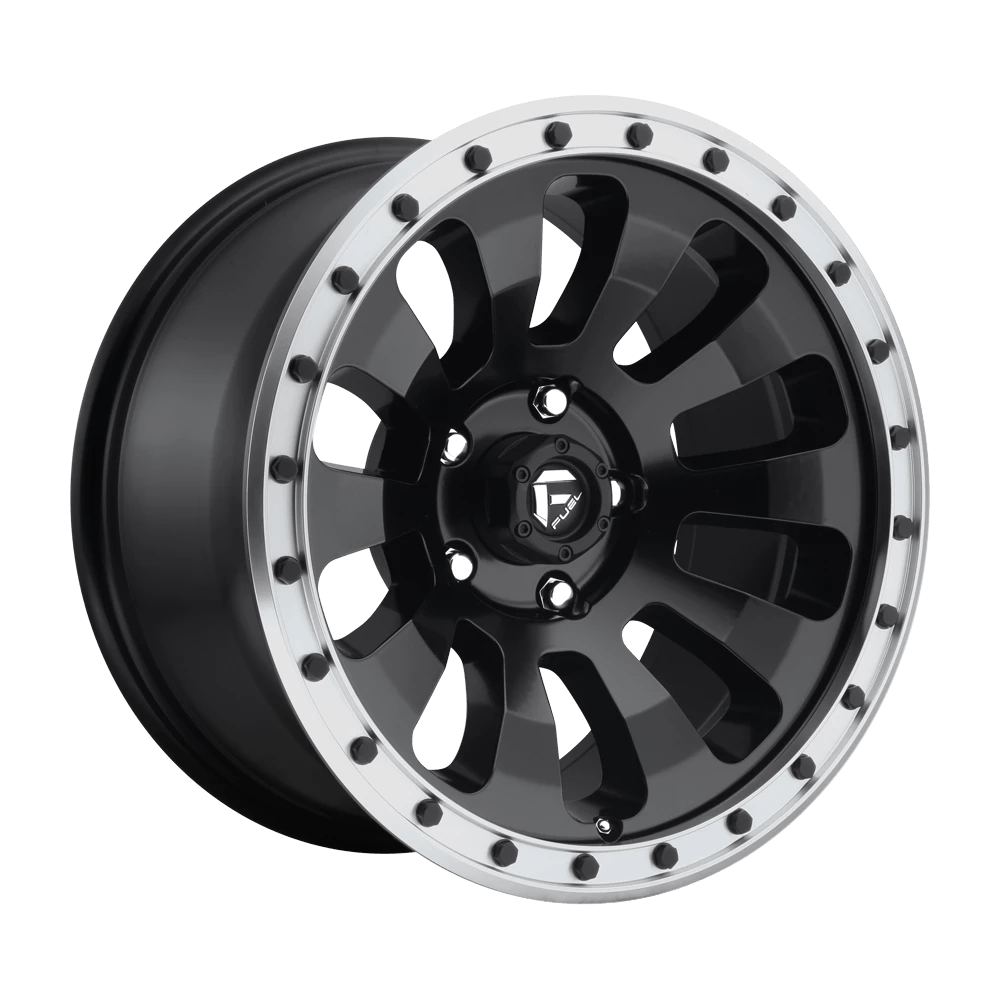 FUEL D629 TACTIC 20x9 6x139.7 1 MATTE BLACK MACHINED RING