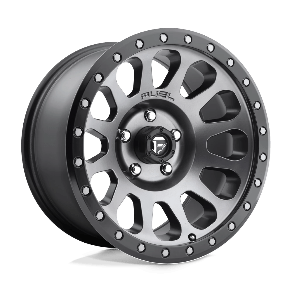 FUEL D601 VECTOR 20x9 8x165.1 1 MATTE GUN METAL BLACK BEAD RING