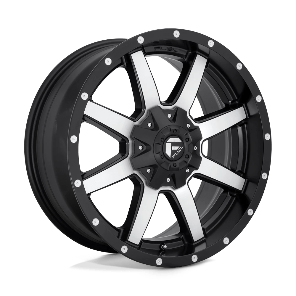 FUEL D537 MAVERICK 20x12 5x139.7/5x150 -44 MATTE BLACK MACHINED
