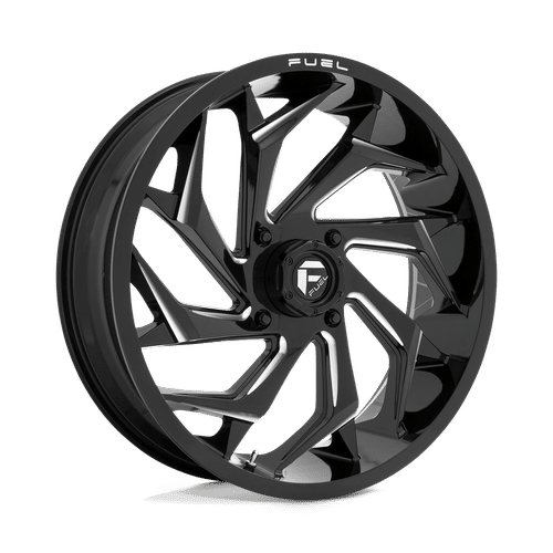 Fuel D753 18x7 4x137 13 GLOSS BLACK MILLED