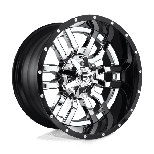 Fuel D270 20x10 6x135/6x139.7 -18 CHROME PLATED GLOSS BLACK LIP